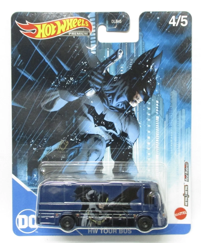 2022 风火轮 流行文化 4/5 硬件 巡回巴士 蝙蝠侠 DC 漫画 真骑手 E2 — 第 1/1 张图片