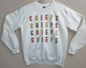 Kansas City Chiefs Sweater Womens Small White NFL Gameday Couture Sweatshirt* - Picture 1 of 7
