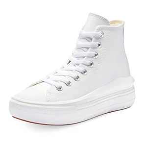 Scarpe Converse Chuck Taylor All Star Move Platform Leather A04295C Bianco - Imagen 1 de 6