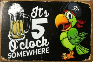 BEER Rustic Vintage Retro Tin Signs Man Cave, Shed & Bar -Garage Sign - Picture 1 of 2