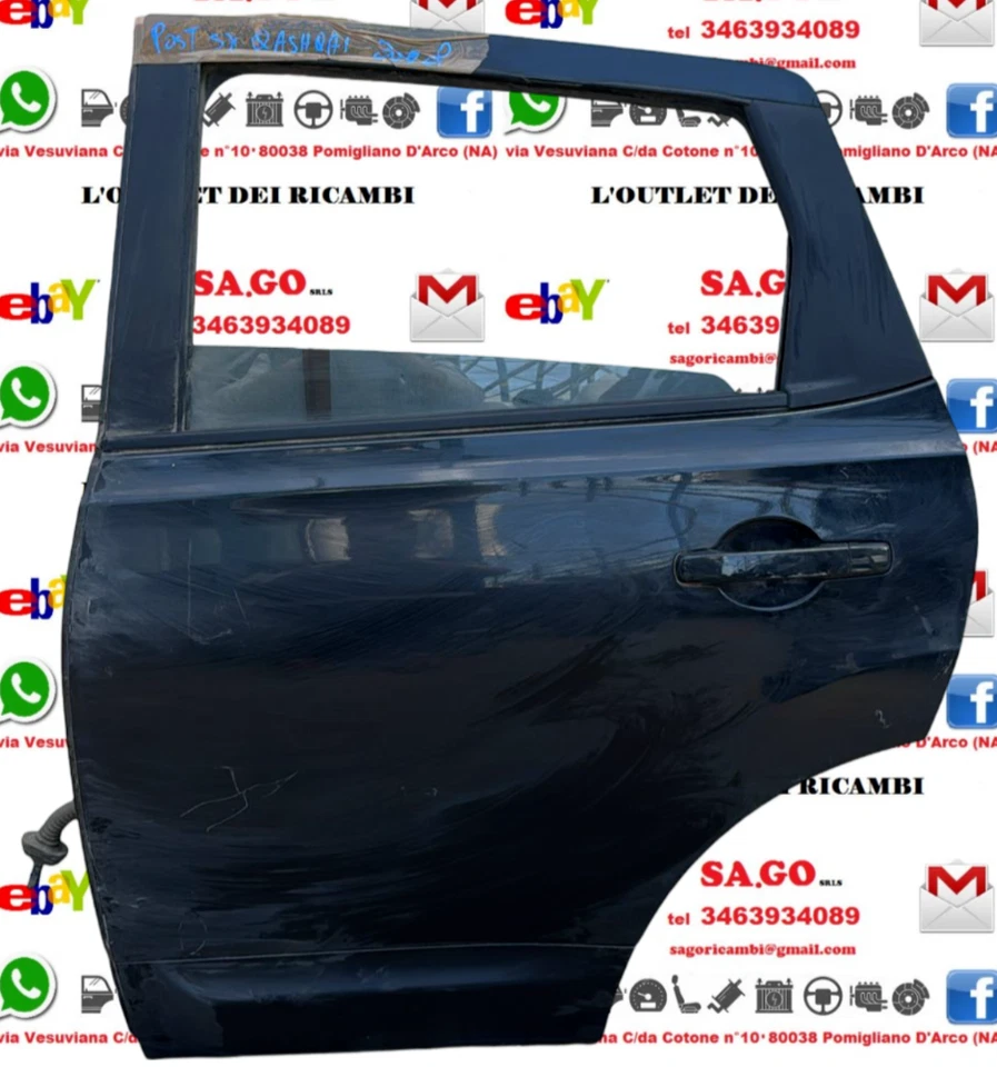 PORTIERA POSTERIORE SINISTRA NISSAN QASHQAI J10 ANNO 2008 - Immagine 1 di 1