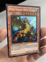 Yugioh! NM HA Secret Rare 1st Edition Mist Valley Apex Avian