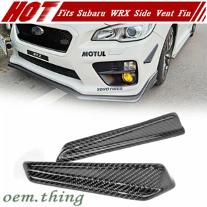 Cuchillo de aire de carbono con aleta lateral delantera tipo SUBARU WRX 4º STI para SUBARU WRX - Imagen 1 de 4