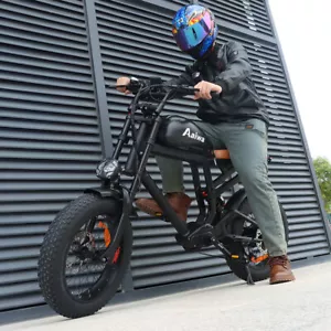 20'' Electric Bike E-Bike For Adults 1500W Motor 7 Speed Bicycle 38MPH Fat Tire - Picture 1 of 25
