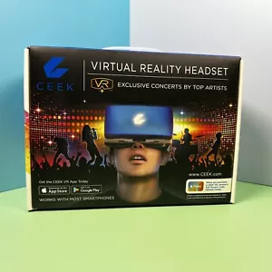 Ceek Virtual Reality Headset New Sealed 2017 Exclusive Concerts Top Artists VR - Picture 1 of 5