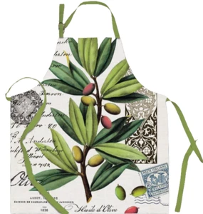 Michel Design Works Olive Grove Apron & Oven Mitt Set Mediterranean 27.5" x 31" - Picture 1 of 3