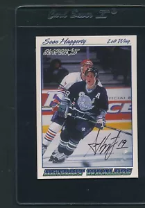 1995/96 Slapshot #Promo Sean Haggerty Whalers Signed Auto *C6847 - Picture 1 of 1