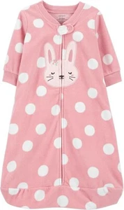 NUEVO CON ETIQUETAS Carter's Bebé Niñas Polar Saco de Dormir 6-9 m Infantil Saco Invierno Rosa Pijama - Imagen 1 de 2