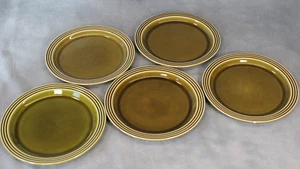 Juego de platos laterales de té Hornsea Pottery Heirloom verde 5 x 17 cm 6,75" John Clappison - Imagen 1 de 4