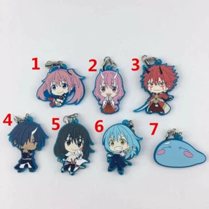 Anime Tensei shitara Slime Datta Ken Rubber Keychain Key Ring Race Straps   - Picture 1 of 10