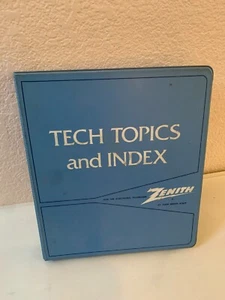 Zenith Tech Topics Radio TV Stereo Video Hi-Tech Book Manual  1968-1972 - Picture 1 of 12