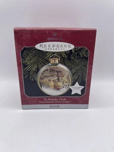 Hallmark Ornament St Nicholas Circle Thomas Kinkade Painter of Light Magic 1998 - Picture 1 of 6