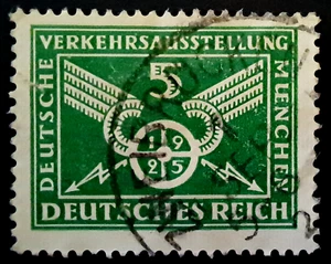 Deutschland 5pf, Scott# 345, gebraucht, kleiner Einriss - Bild 1 von 2