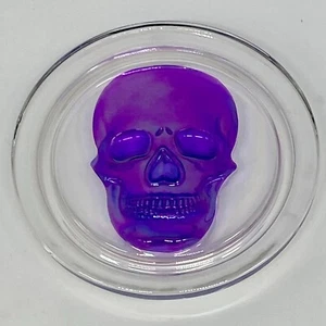 Bath & Body Works - SOLO COPERCHIO - Vetro Halloween Iridescente Viola Teschio Sidro - Foto 1 di 4