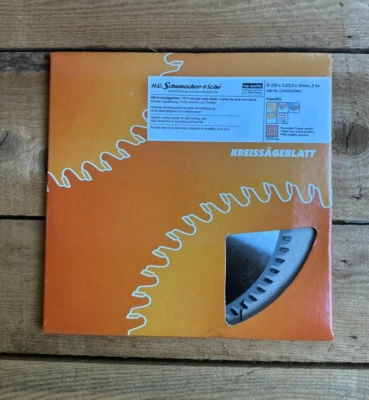 SCHUMACHER SOHN HM Kreissägeblatt 220 x 3,2 x 30 mm, Z. 64 TF von Schumacher Handkreissäge Neu