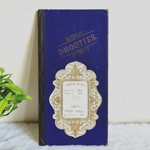 1920s Vintage Dhooties Borders & Assortment Fabric Cloth Catalogue Sample Book