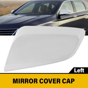 For Chevy Impala 2014-2020 Exterior Side Wind Mirror Cover Cap White Left Driver - Picture 1 of 10