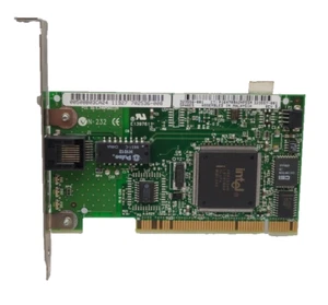 Carte réseau PCI COMPAQ NC3121 chipset Intel 10/100 WoL RJ-45 - Photo 1/3