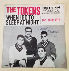 Tokens WHEN I GO TO SLEEP AT NIGHT (DOO WOP 45/PS) #7896 PLAYS VG++ - Picture 1 of 6