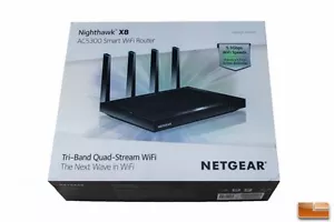 NEW NETGEAR AC5300 Nighthawk X8 Tri-Band Smart WiFi Router (R8500-100NAS) - Picture 1 of 1