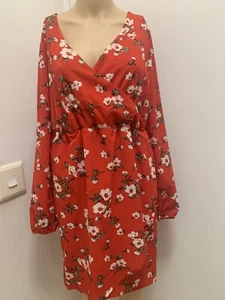 💖MAXIM Women Size M summer FLORAL A-LINE Dress, NEW WITH TAGS - Picture 1 of 5