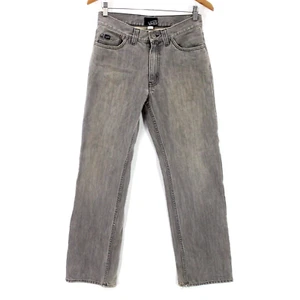 Jeans vintage VANS uomo grigio medio lavato slim cotone dritto taglia 28X30 - Foto 1 di 10