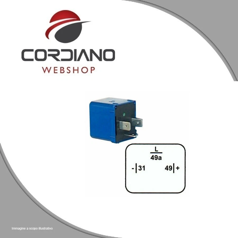 Relais Intermittenza Frecce BLU 12V 42/92 W 719075 Originale FIAT LANCIA - Image 1 of 4