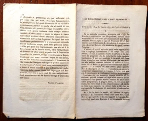 C17746-AL PROGRESSISTA DEL CAFFE' PEDROCCHI, 6/8 APRILE 1847 FOGLIO DI MODENA - Picture 1 of 1