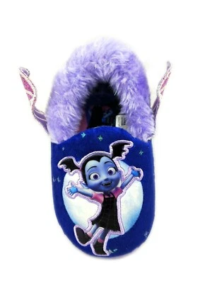 Disney Vampirina Niñas Zapatillas Casa Zapatos Talla 5/6 Púrpura Rosa NUEVO Foto 1 de 4