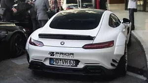 Carbon Fibre Rear PD Spoiler Wing for Benz AMG GT 2018-22 GTS GTR - Picture 1 of 5