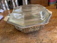 Art Deco Entree Celtic Quality Plate Stand with Phoenix Casserole Dish