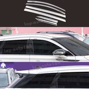 For Lincoln Corsair 2020-2024 silver Window Visor Vent Sun Shade Rain Guard trim - Picture 1 of 12
