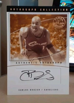 2003-04 Flair Final Edition Auto Collection 178/200 Carlos Boozer DUKE CAVALIERS - Image 1 of 2