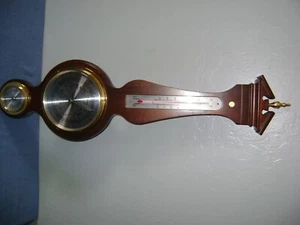 Howard Miller Wood Barometer Thermometer Hygrometer 612-712 Weather Station - Picture 1 of 8
