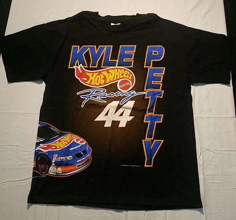 1999 Vintage Kyle Petty Hot Wheels NASCAR T Shirt Racing XL Cover