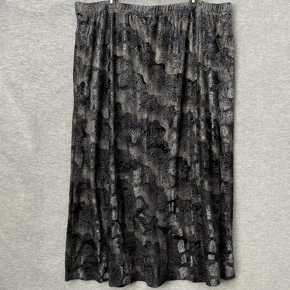 Falda Y2K Caprichosa Celestial Pana Talla 2X Azul Dorado Completo Maxi Hada Oscura Foto 1 de 4