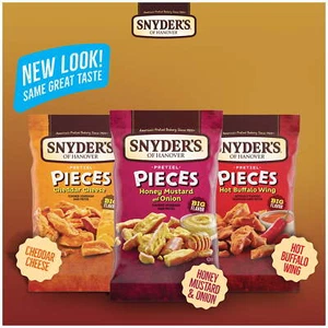 Snyder's of Hanover Pretzel Pieces, Variety Pack of Pretzels Individual Packs - Picture 1 of 10