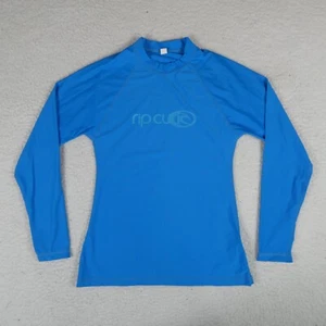 Rip Curl Activewear Top Boys Size 8 Blue Long Sleeve - Picture 1 of 17