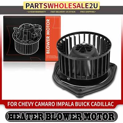 Motor soplador calentador HVAC con rueda para Chevrolet Camaro Impala Buick Cadillac Foto 1 de 4