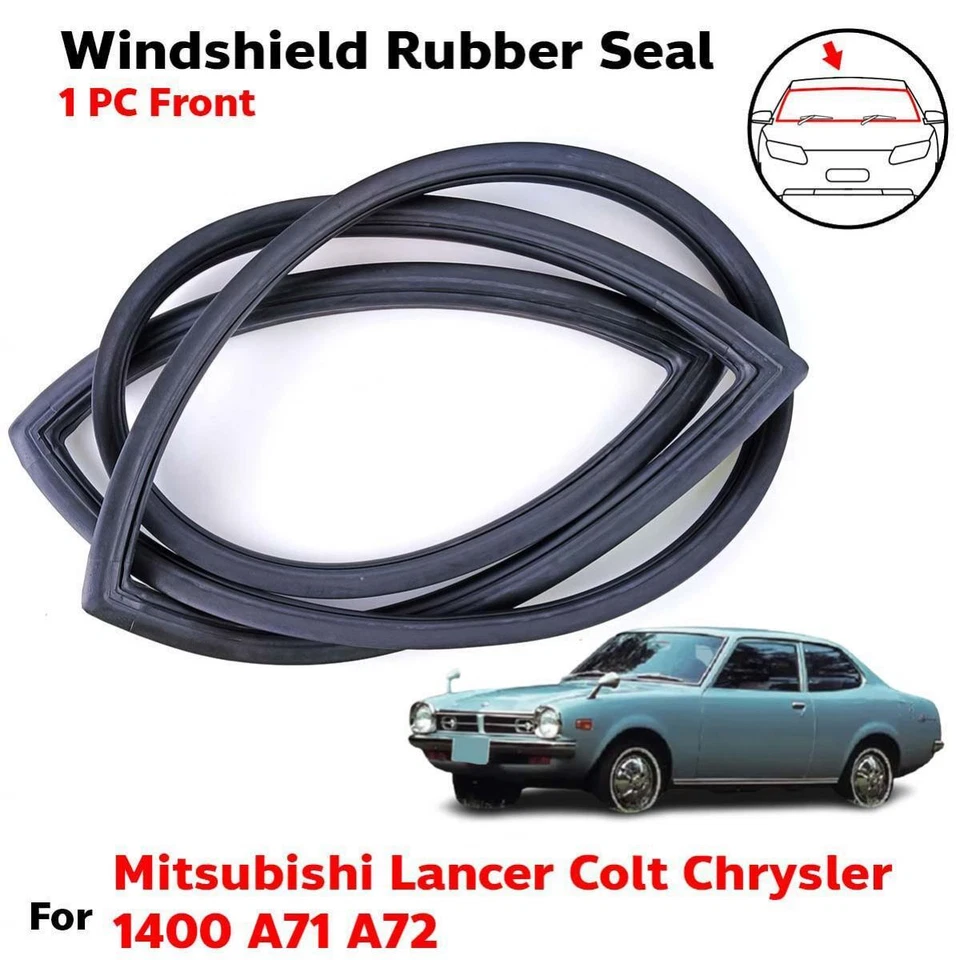 Windshield Rubber Seal Front Fits Mitsubishi Lancer Dodge Colt 1400 A71 A72 SED - Image 1 of 4