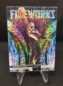 Panini 2021-22 Prizm - #11 - Damian Lillard - Fireworks Fast Break - Portland - Bild 1 von 2