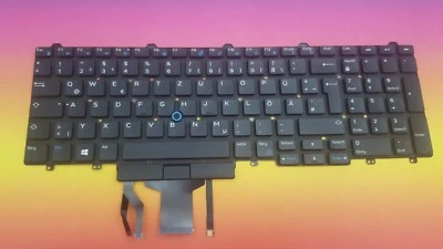 Keyboard Dell E5570 E5580 Precision 15 3000 15.17 7000 02R2P6 German Backlit - Image 1 of 4