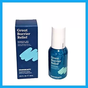 KraveBeauty Great Barrier Relief Soothing Skin Barrier Repair Serum Full Size Ne - Picture 1 of 10