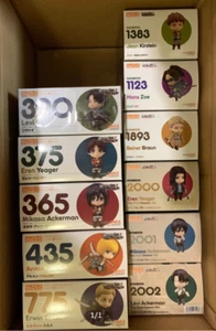 Attack on Titan Nendoroid action figure Levi Mikasa Eren Armin Lot of 10 NEW JP - Picture 1 of 1