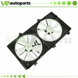 Radiator Condenser Cooling Fan Assembly For 07-11 Toyota Camry 07-12 Lexus ES350 - Picture 1 of 8