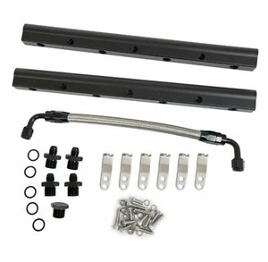 Billet Fuel Rail Kit LS LS1 LS2 LS3 LS6 LSX Aftermarket Intake Manifold Hardware - Picture 1 of 2