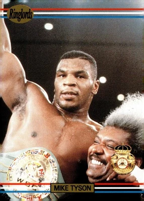 1991 ringlords mike tyson sample card - Image 1 of 2