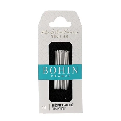 Bohin Applique Needles Size 11 Pack Of 15 Tracked Post Quilting Sewing - image 1 of 2