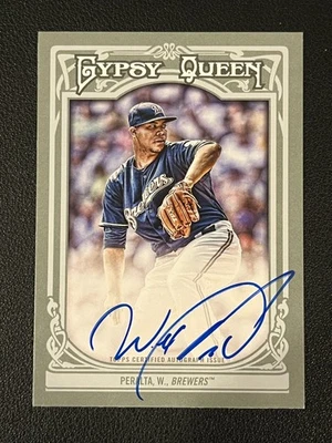 Wily Peralta 2013 Topps 吉普赛女王签名酿酒商 — 第 1/2 张图片