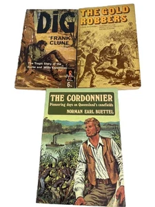 3 X Book Australia Classics  Dig, Frank Clune. The Cordonnier, The Gold Robbers - Bild 1 von 7